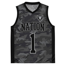 Load image into Gallery viewer, The Nation Camo Basketball Jersey