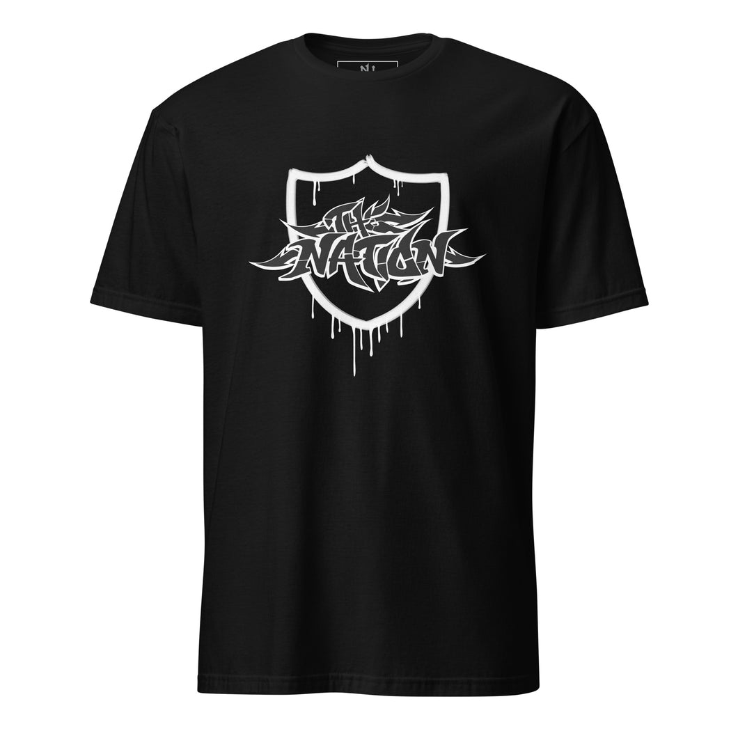 Silver & Black Drip Unisex T-Shirt