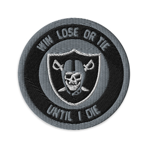 Silver & Black Lifer Patch