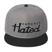 Load image into Gallery viewer, Proudly Hated 2-Tone Snapback Hat